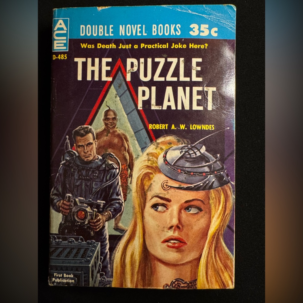 Ace Double Novel Book D-485: The Puzzle Planet and The Angry Espers - Picture 2 of 8